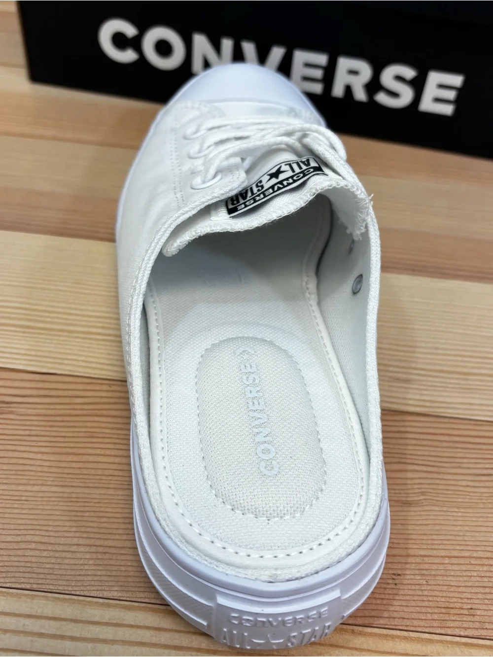 Converse Chuck Taylor All Star Easy On Slip White Mens 6.5 Womens 8.5 Mule - Picture 4 of 7